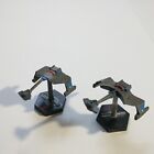 Star Trek KLINGONISCHER BATTLE CRUISER K-TINGA bemalte Miniaturen Zinnfiguren Lot 2