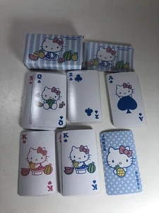 Baraja de Cartas HELLO KITTY EVA AIR '76 2016 SANRIO Linda Fruta Completa - Imagen 1 de 4