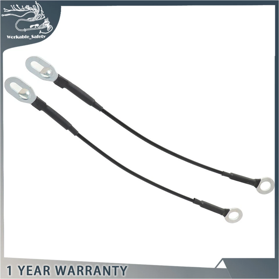 Pair Of Tailgate Cables 19244993 For Chevy GMC C/K 1500 2500 3500 Pickup Truck - Image 1 of 4