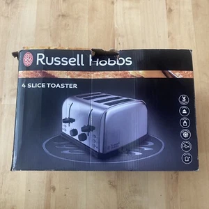 Russell Hobbs 4 Slice Toaster Stainless Steel with High Lift - 18790 - Picture 1 of 4