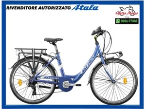 BICI BICICLETTA ELETTRICA DA PASSEGGIO EBIKE ATALA E RUN 6.1 DONNA 360 7V 26” - Foto 1 di 3