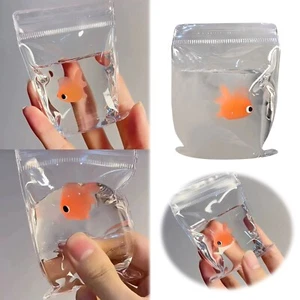 Pellizco Pez Transparente 10ml Juguete de Descompresión Estrés Perfecto Accesorios de Mesa - Imagen 1 de 8