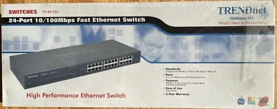 Trendnet Fast Managed Ethernet Switch TE100-S24g - Image 1 of 4