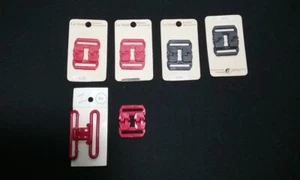 Vintage Women's Plastic Belt Buckles La Mode & Curtis & Darling lot of 6 - Picture 1 of 7