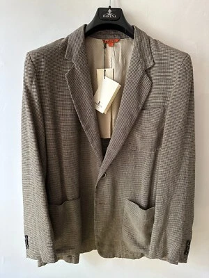 Abrigo deportivo chaqueta Barena Venezia tejida mezcla de lino, para hombre 46 IT (se ajusta como 38 EE. UU.) Foto 1 de 4