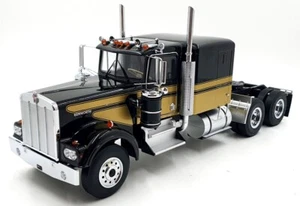 KK Scale Road Kings 1/18 Scale RK180121 - Kenworth W900 - Black - Picture 1 of 6