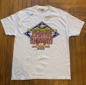 Lynyrd Skynrd Autographed Signed 25th Anniversary Tour Concert Shirt 1998 MensXL - Picture 1 of 9