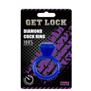 Silicon Cock Ring, stretchable Diamond style, Chisa Penis Aid 1pc UK seller - Picture 1 of 4