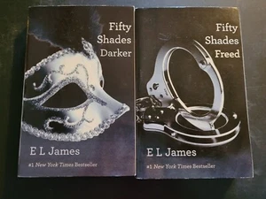 FIFTY 50 SHADES OF GREY BOOKS 2 and 3 Freed and Darker by E. L. James NEW - Picture 1 of 4