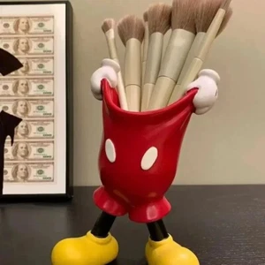 Desktop Storage Box Pen Holder Makeup Bush Organizer Micky and Minicute Toy Gift - Picture 1 of 12