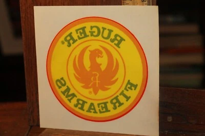 Vintage  1970's Ruger Firearms Decal - Image 1 of 3