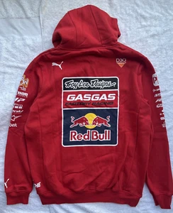 GasGas Motorcycle Racing Troy Lee Designs Red Bull Mens Windbreaker Jacket "L" - Picture 1 of 12