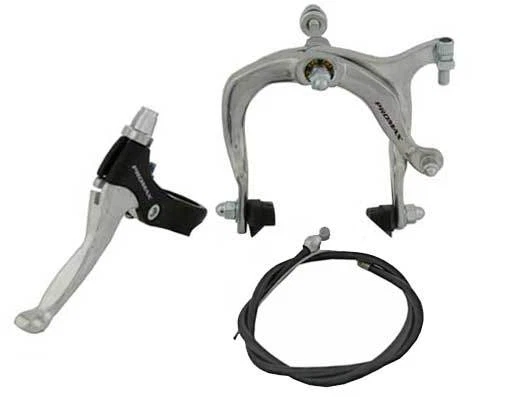 Promax Freno Delantero Aleación Plata Juego de Freno Bicicleta BMX Freno de Transmisión Fija  Foto 1 de 1