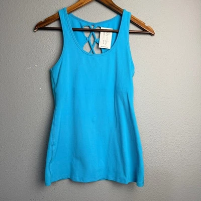 Camiseta sin mangas Beyond Yoga Cant apenas ligera con ojo de cerradura, Costa de Amalfi, pequeña nueva con etiquetas Foto 1 de 4