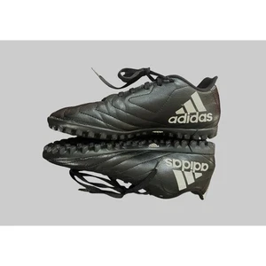 Adidas Mens Goletto VII TF FV8703 Black 6.5 Indoor Low Top Soccer Shoes Turf - Picture 1 of 8