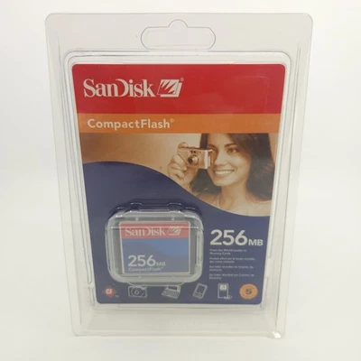 SanDisk 256 MB CompactFlash Memory Card  - New In Package - Image 1 of 3
