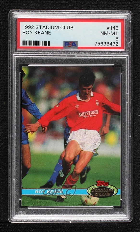 1992 Topps Stadium Club Roy Keane #145 PSA 8 - Imagem 1 de 2