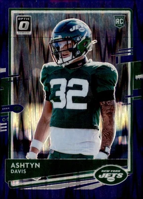 2020 Donruss Optic #145 Ashtyn Davis Purple Shock - Image 1 of 2