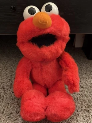 Vintage 1996 Tyco Sesame Street Tickle Me Elmo Plush Talking Doll RARE Works - Image 1 of 3