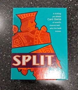 Vintage Parker Brothers 2001 Split Family Card Game Complete VG Fast Shipping  - Picture 1 of 8