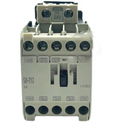 For SD-T12 SDT12 Magnetic Contactor DC 3-pole 24V 13A Screw Terminals - Image 1 of 3