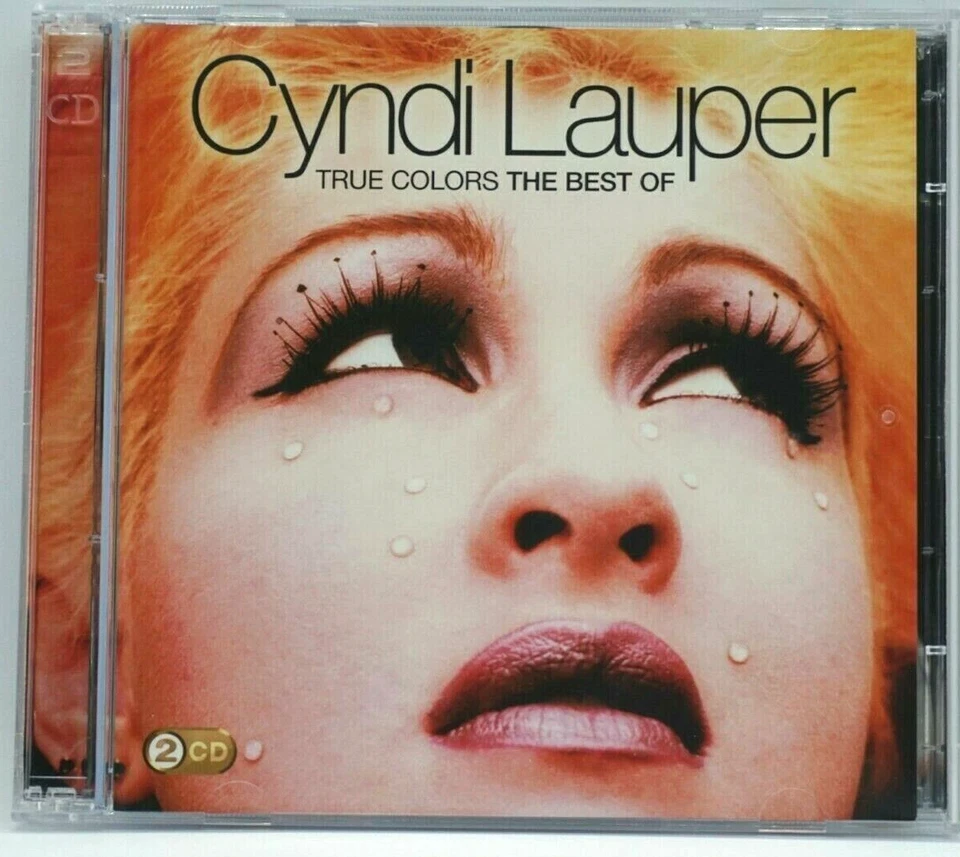 Cyndi Lauper : True Colors  (The Best Of) 2CD Album - (DELUXE EDITION) - HTF - Image 1 of 4