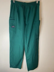 Cherokee Workwear Scrub Bottoms Medical Uniform Pants Green Small - Picture 1 of 5