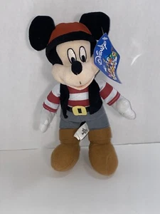 Neu mit Etikett Disney Toy Factory Mickey Pirat 11 Zoll Plüschtier Stofftier Sammlerstück Etikett - Bild 1 von 2