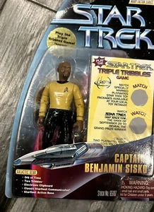 CAPTAIN BENJAMIN SISKO Star Trek 1997 Warp Factor Series 1 Action Figure New - Picture 1 of 3