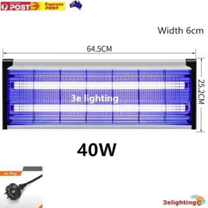 40W Electric UV Mosquito Fly Insect Pest Killer Bug Zapper Trap Lamp In/outdoor - Picture 1 of 11