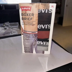 Levi's 3 Pack Boxer Briefs Underwear Men's x Large - Picture 1 of 2