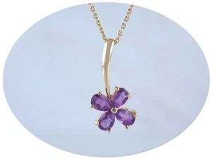 JDL AMETHYST PENDANT 18" CHAIN NEW - Picture 1 of 1
