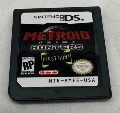 Metroid Prime Hunters - First Hunt (Nintendo DS 2004) Clean, Tested + AUTHENTIC! - Image 1 of 3