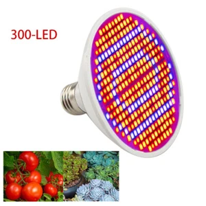 E27 300Led Plant Grow Light Full Spectrum Bulbs Lamp for Veg Hydroponics Indoor - Picture 1 of 7