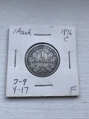 90% Silver 1 Mark Germany Coin 1976 C - Image 1 of 2