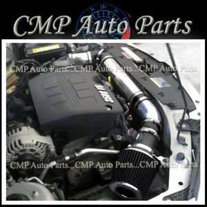 BLACK AIR INTAKE KIT FIT 2005-2010 PONTIAC G6 MAXX, SS, LS 3.5 3.5L ENGINE - Picture 1 of 1