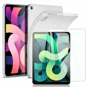 Funda Carcasa TPU Transparente iPad Air 2024 11 6ta Generación y Protector Pantalla Cristal Templado - Imagen 1 de 4