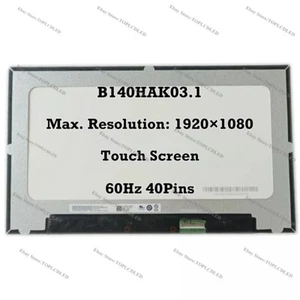 B140HAK03.1 14.0" FHD Pour DELL Latitude 5410 LCD Tactile Écran Panneau 40 Pins - Picture 1 of 1