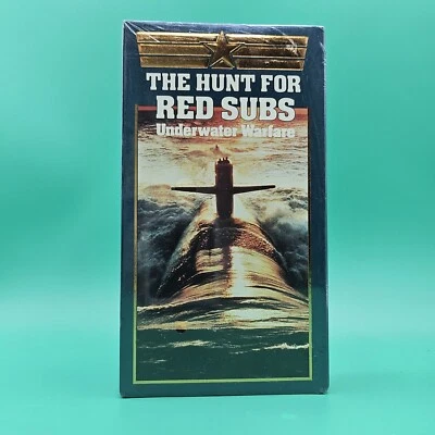 New Sealed VHS "The Hunt for Red Subs" Documentary US Navy Los Angeles Class Sub - Image 1 of 3