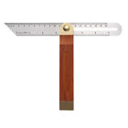  Sliding Angle Ruler Woodworking Measuring Tool Depth Gauge Wooden Handle
