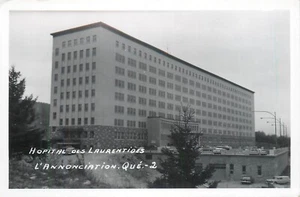 B514 Canadá Quebec Hospital Laurentides hospital foto postal L. Charpentier - Imagen 1 de 2