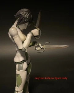 Single Metal 1/12 Scale Short Knife Weapon Model Decor For 6" Action Figure Toy - Picture 1 of 3