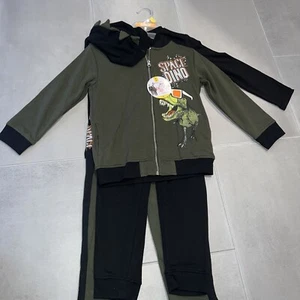 Member's Mark Boys Dino 4 Pc Set, Spiked Hood Jacket, Shirt, 2 Pants, Sz 6 NWT - Picture 1 of 6