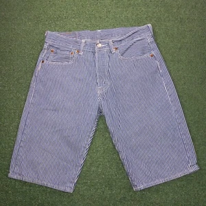 Levis 501 Hickory gestreifte Jeansshorts Levi's Herren Größe 32 - Bild 1 von 7