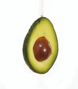 Kurt Adler 3.75 Inch Avocado Christmas Ornament - Picture 1 of 1