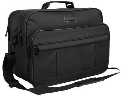 Enrico Benetti Arbeitstasche Umhängetasche Herrentasche XXL Querformat Schwarz.