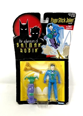 The Adventures Of Batman & Robin Pogo Stick Joker Action Figure 1995 Kenner - Image 1 of 3