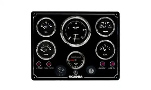 Scania Marine Engine Instrument Panel # Vor Verkabelt USA Made - Picture 1 of 3