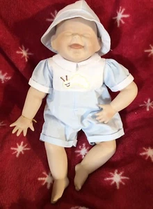 Ashton-Drake Galleries Porcelain Tickles Doll 1992 12" Hippenasteel Little Boy - Picture 1 of 5