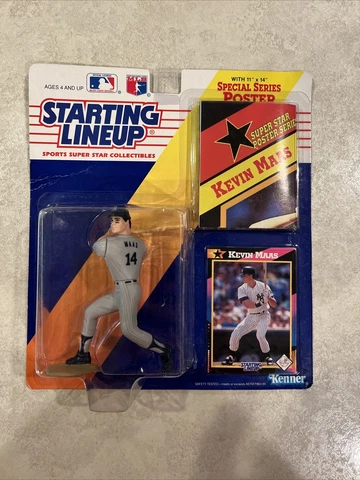 Starting Lineup KEVIN MAAS NEW YORK YANKEES Action Figure 1992 NIB Kenner Cover